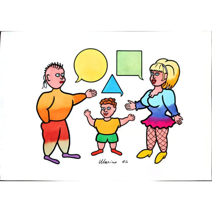 Marino Tarizzo 29x21cm Orijinal Karikatür BOD02958