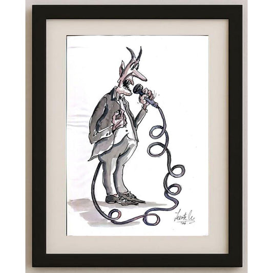 Leonte Nastase 29x21cm Orijinal Karikatür BOD02960