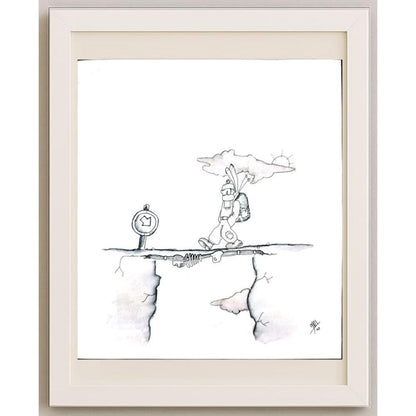 Amin Dost Balia 28x25cm Orijinal Karikatür BOD02966