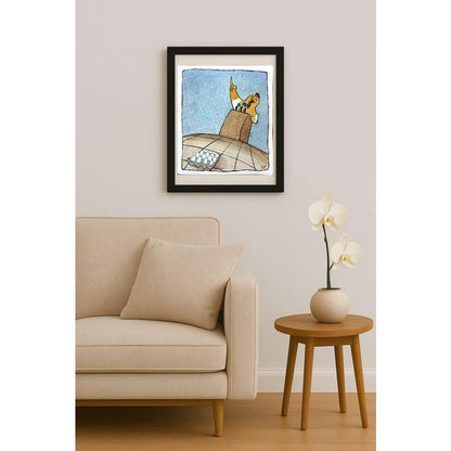Somaye Babajani 25x25cm Orijinal Karikatür BOD02968