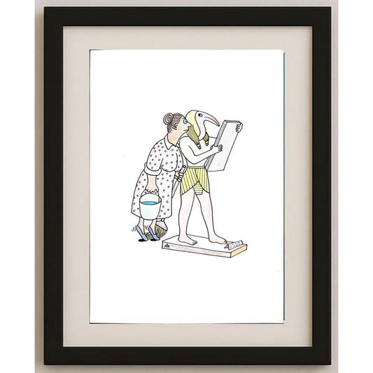 Alexei Talimonov 29x21cm Orijinal Karikatür BOD02971