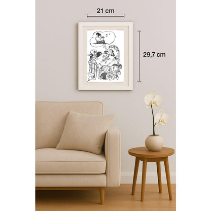 Marian Lupu 29x21cm Orijinal Karikatür BOD02973