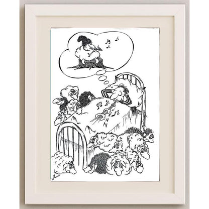 Marian Lupu 29x21cm Orijinal Karikatür BOD02973