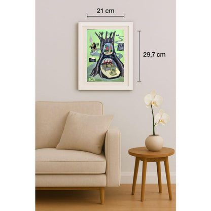 Dilyan Dochev 29x21cm Orijinal Karikatür BOD02977
