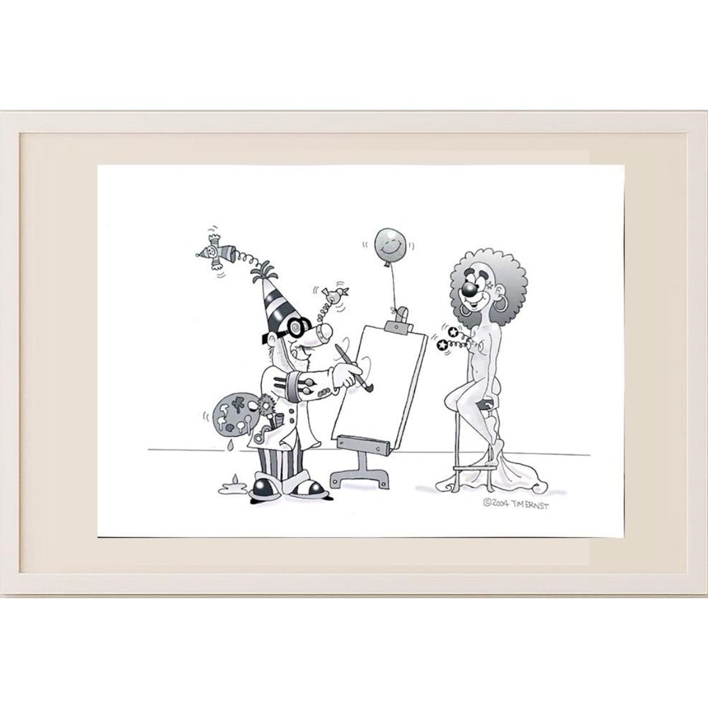 Tim Ernst 29x21cm Orijinal Karikatür BOD02979