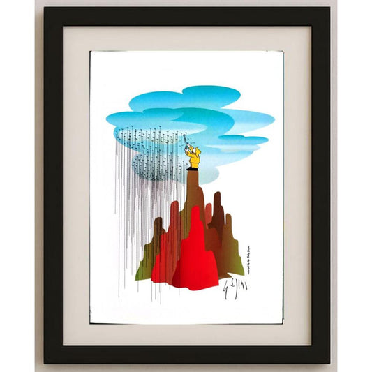 Nuovo Indirizzo 29x21cm Orijinal Karikatür BOD02980