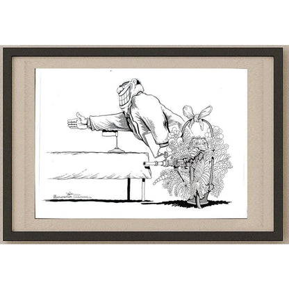 Goran Celicanin 29x21cm Orijinal Karikatür BOD02982
