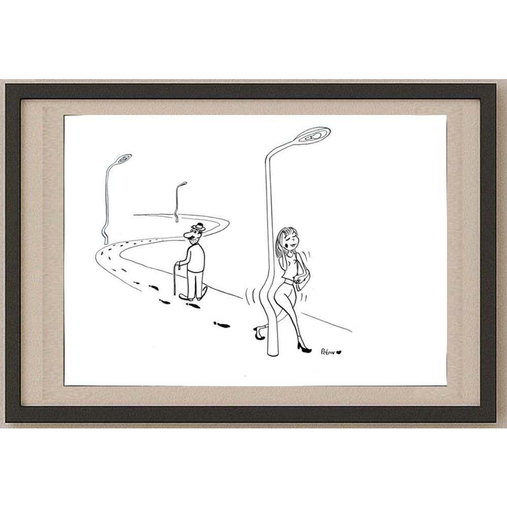 Alexander Petrov 29x21cm Orijinal Karikatür BOD02986