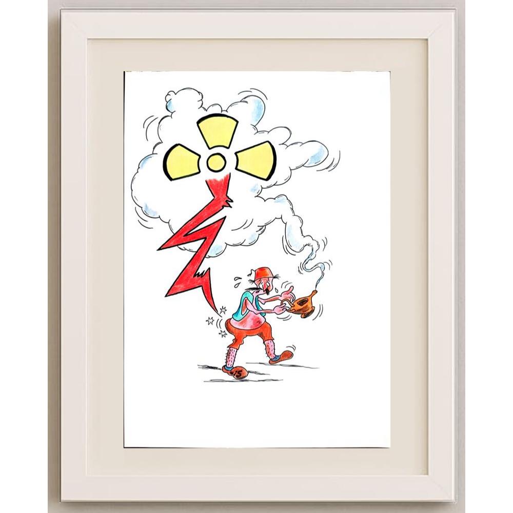 Carmen Niculina Misaila 29x21cm Orijinal Karikatür BOD02988