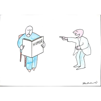 Slobodan Trifkovic 29x21cm Orijinal Karikatür BOD02989