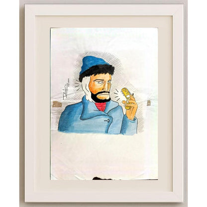 Nguyen Huy Thien 29x21cm Orijinal Karikatür BOD02991