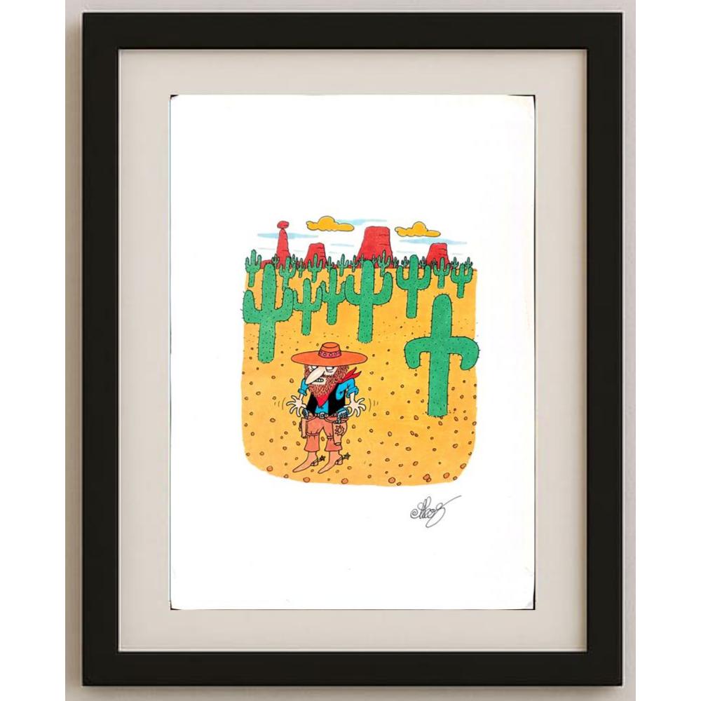 Alhas Careghi 29x21cm Orijinal Karikatür BOD03003