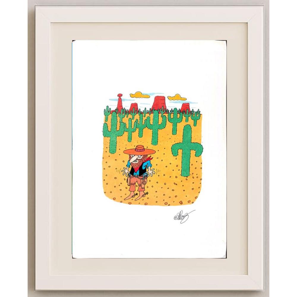 Alhas Careghi 29x21cm Orijinal Karikatür BOD03003