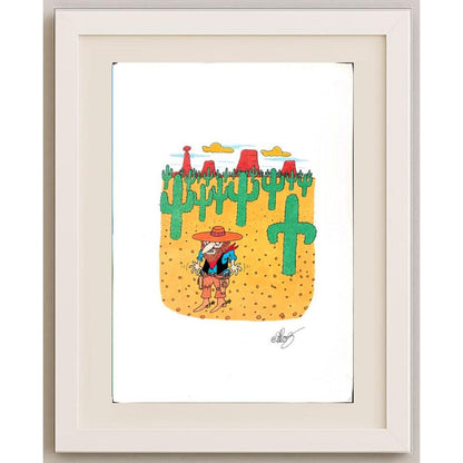 Alhas Careghi 29x21cm Orijinal Karikatür BOD03003