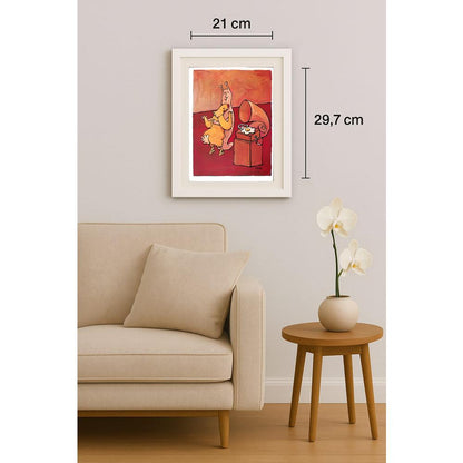 Jhring Walter 29x21cm Orijinal Karikatür BOD03004