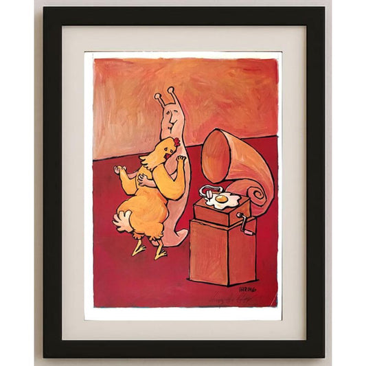 Jhring Walter 29x21cm Orijinal Karikatür BOD03004
