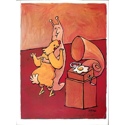 Jhring Walter 29x21cm Orijinal Karikatür BOD03004