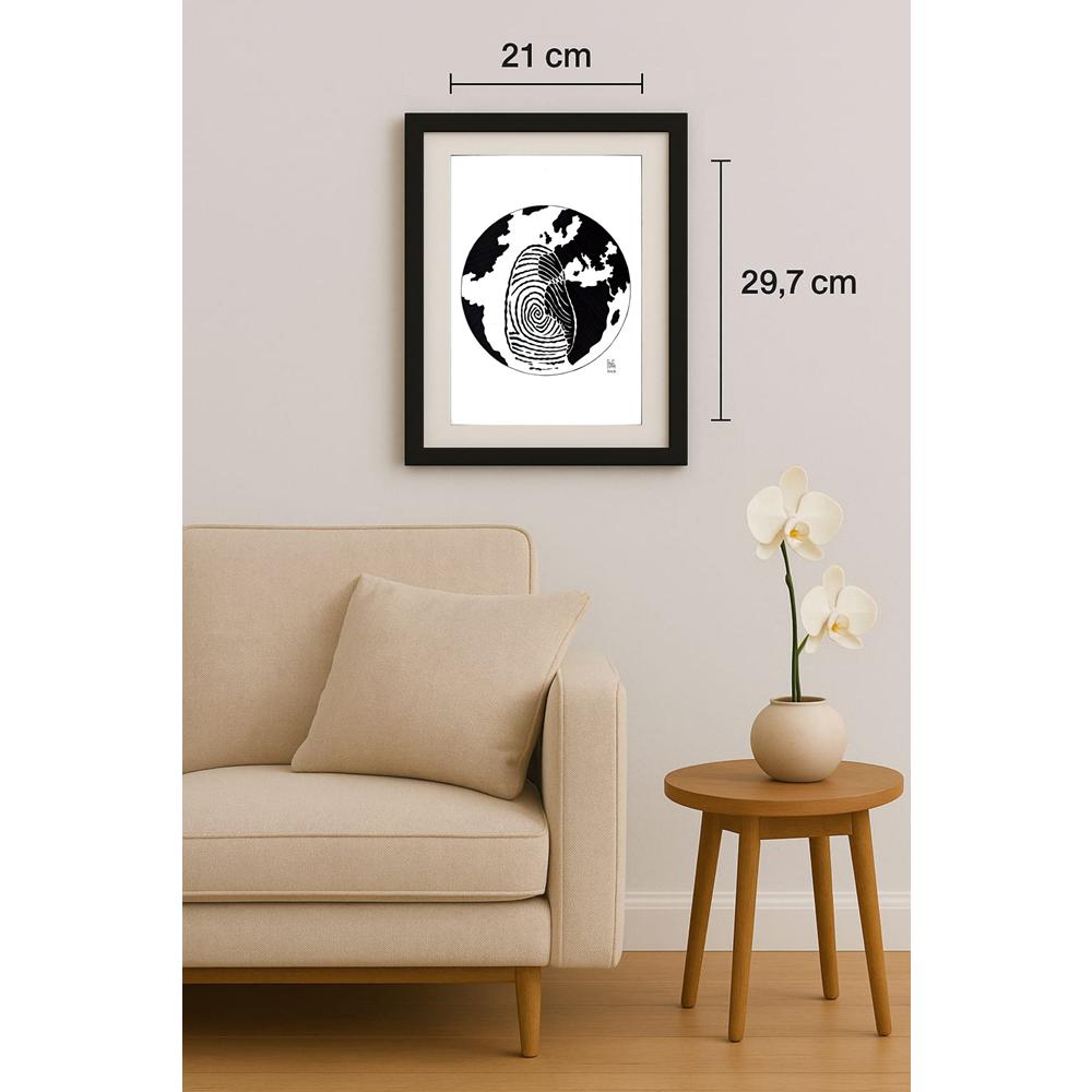 Bozidar Vucelic 29x21cm Orijinal Karikatür BOD03008