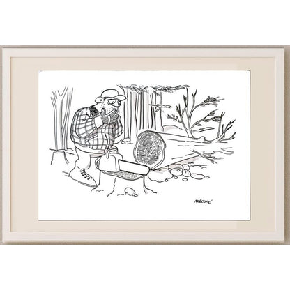Cedomil Miskovic 29x21cm Orijinal Karikatür BOD03009