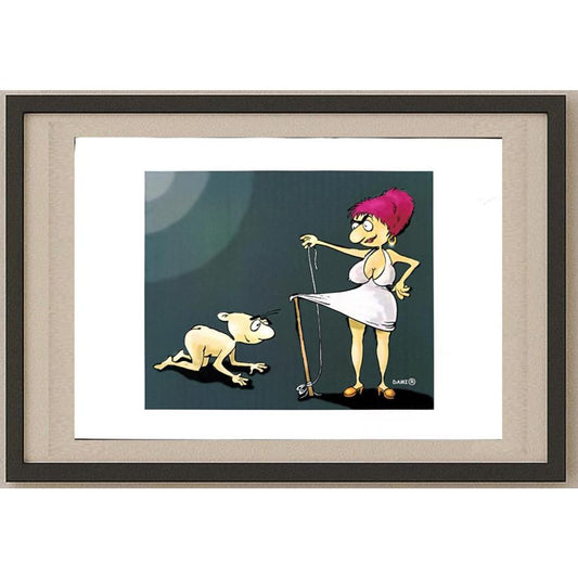Damir Novak 29x21cm Orijinal Karikatür BOD03010
