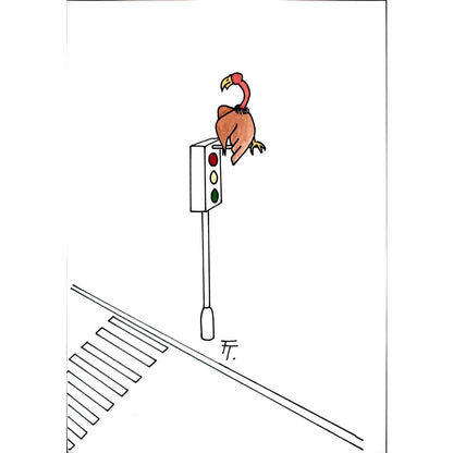 Tomas Trunecek 29x21cm Orijinal Karikatür BOD03021