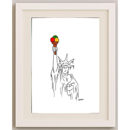 Valerio Marini 29x21cm Orijinal Karikatür BOD03026