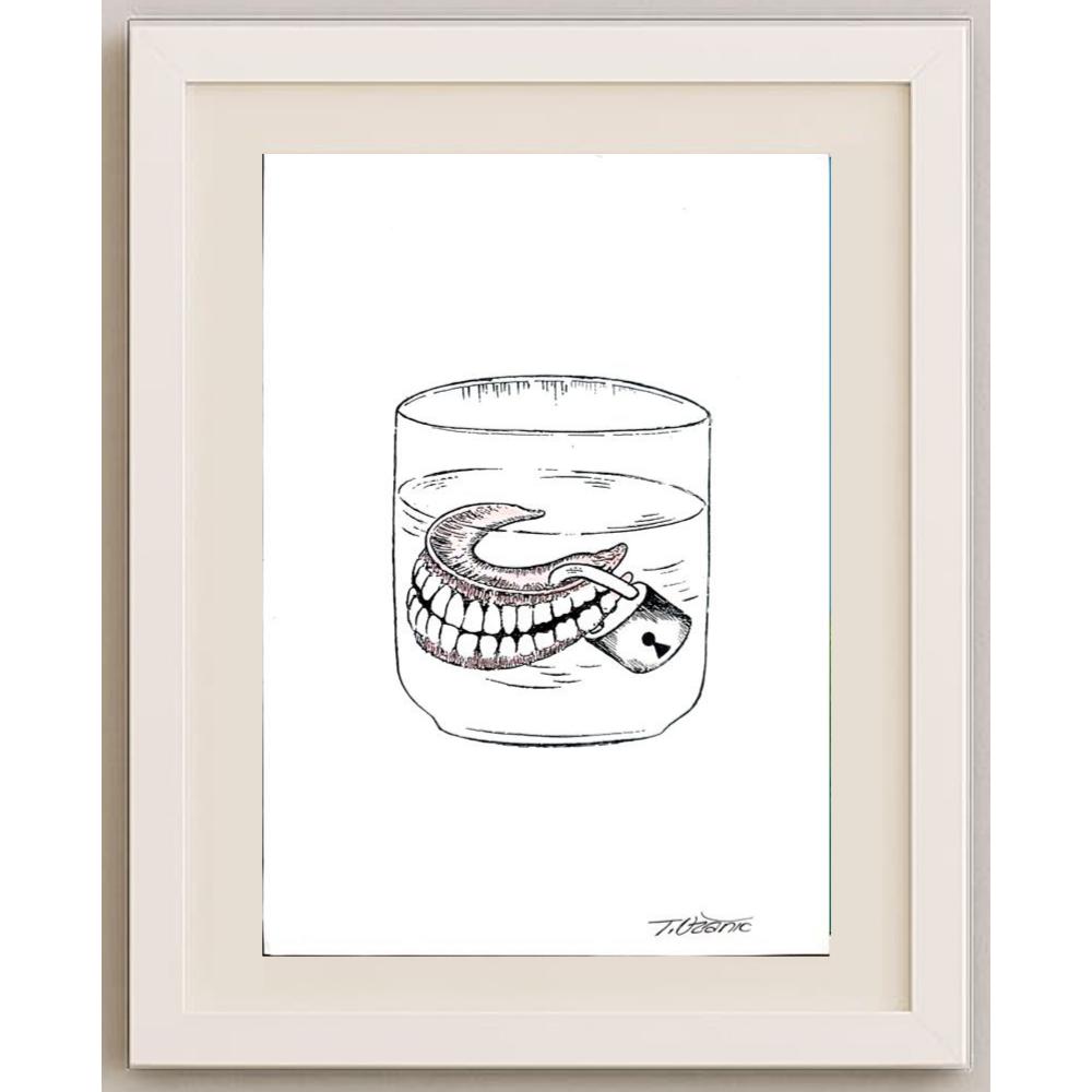 Tomislav Ozanic 29x21cm Orijinal Karikatür BOD03029
