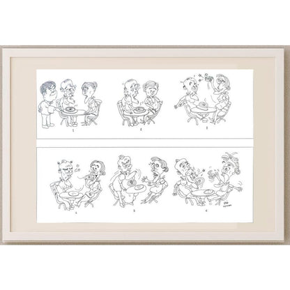 Phung Hai Le 29x21cm Orijinal Karikatür BOD03031