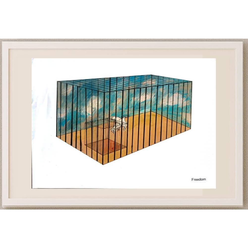 Michal Tatankiewicz 29x21cm Orijinal Karikatür BOD03036