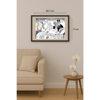 Nickolaj Kapusta 29x21cm Orijinal Karikatür BOD03041
