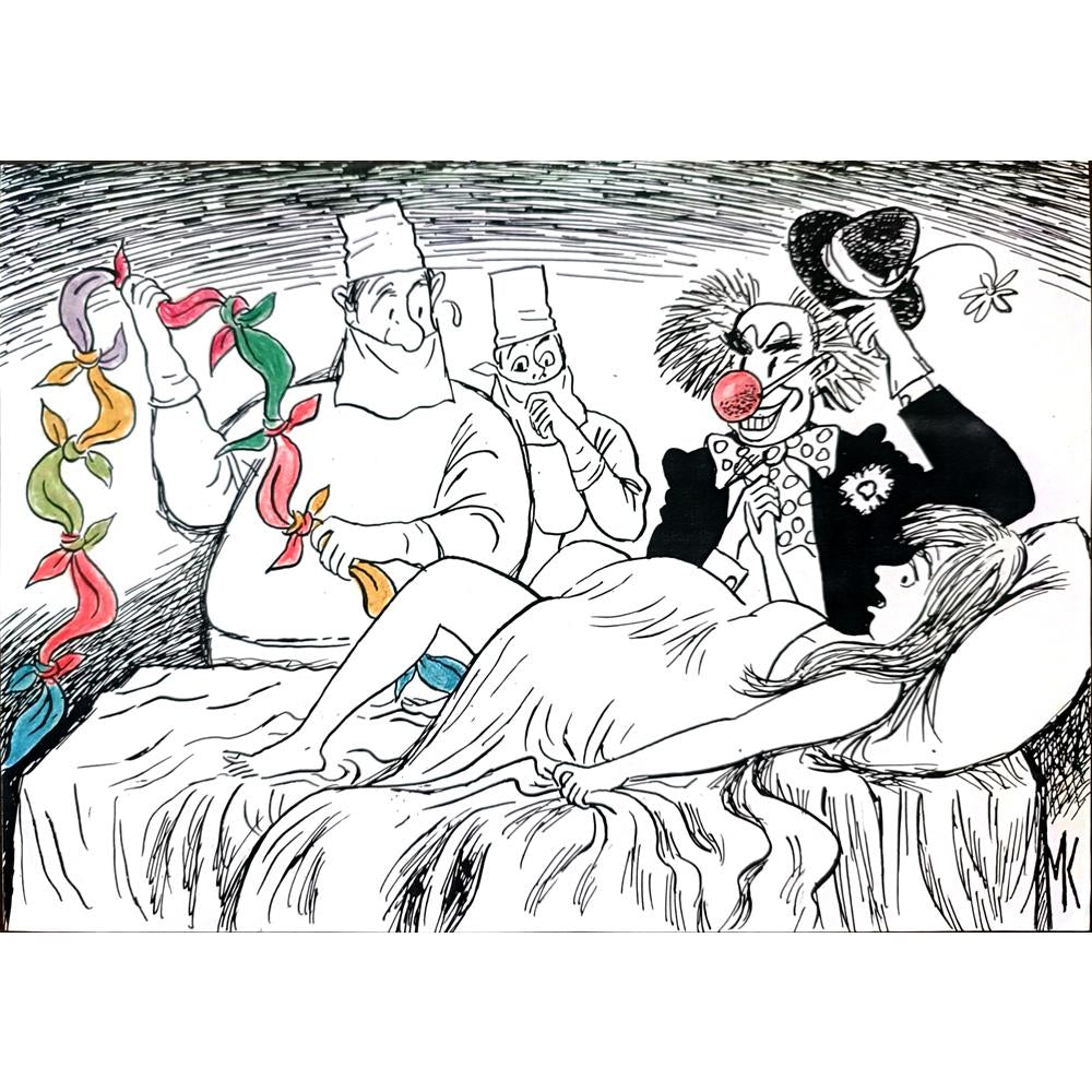 Nickolaj Kapusta 29x21cm Orijinal Karikatür BOD03041