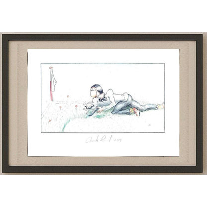 Moritz Emil 29x21cm Orijinal Karikatür BOD03043