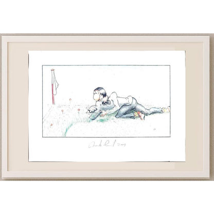 Moritz Emil 29x21cm Orijinal Karikatür BOD03043