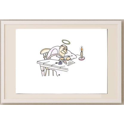 Alexei Talimonov 29x21cm Orijinal Karikatür BOD03048