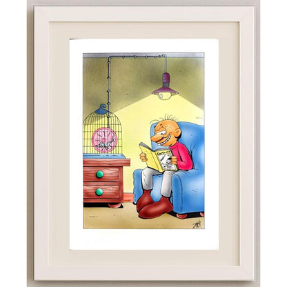 Patrick Heymansi 29x21cm Orijinal Karikatür BOD03049