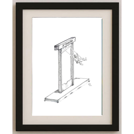 Erwin Pischel 29x21cm Orijinal Karikatür BOD03050