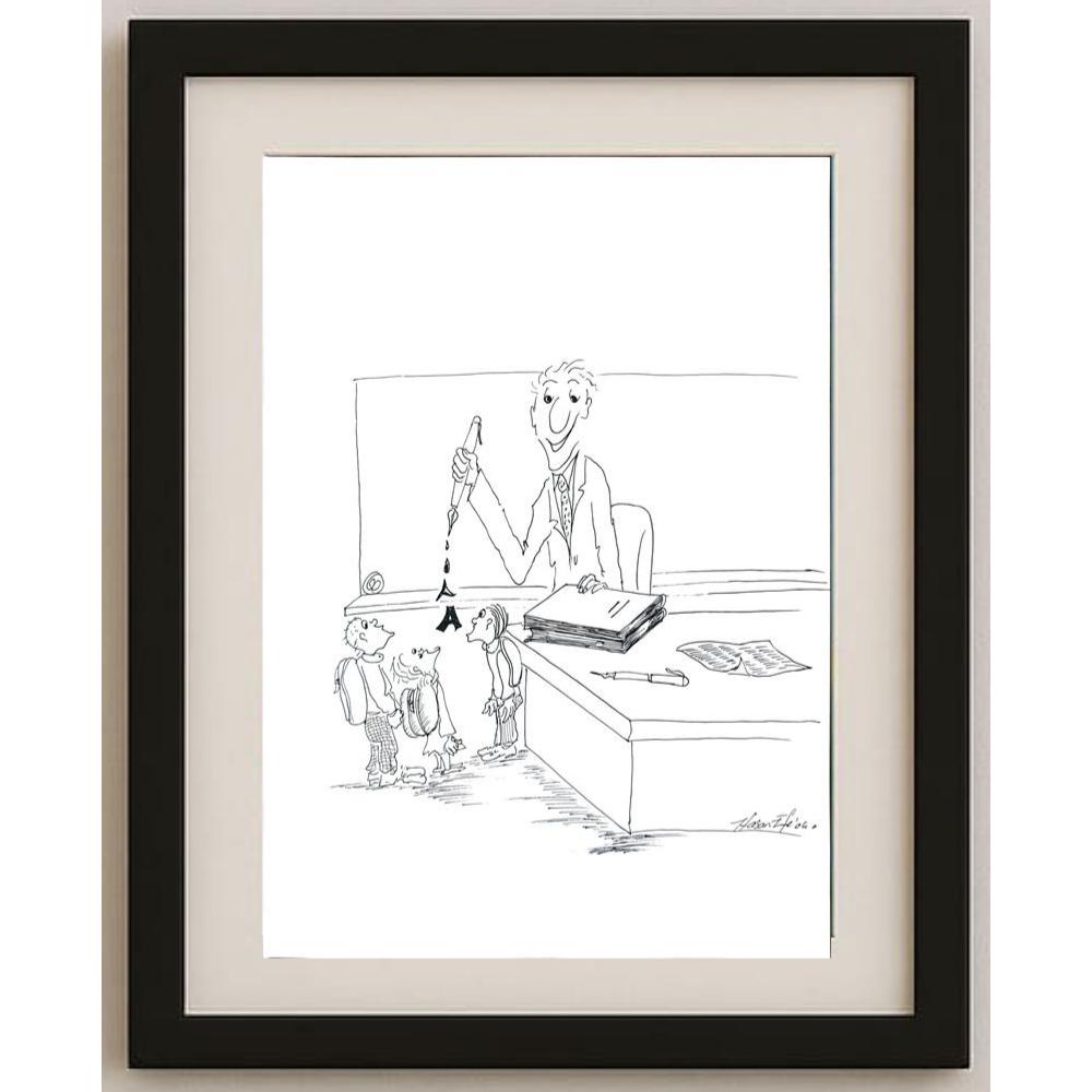 Hasan Efe 29x21cm Orijinal Karikatür BOD03052