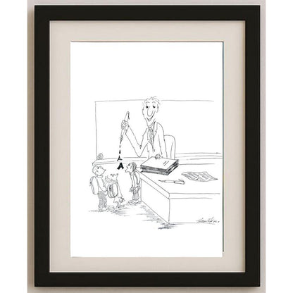 Hasan Efe 29x21cm Orijinal Karikatür BOD03052