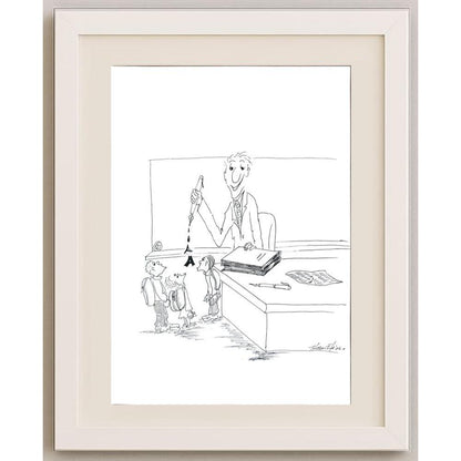Hasan Efe 29x21cm Orijinal Karikatür BOD03052