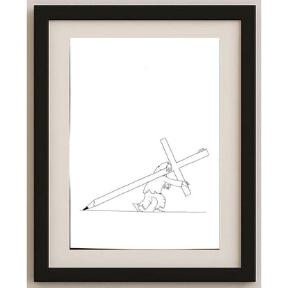 Marcel Kristofovic 29x21cm Orijinal Karikatür BOD03058