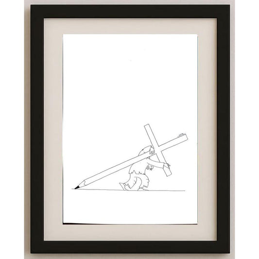 Marcel Kristofovic 29x21cm Orijinal Karikatür BOD03058