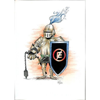 David Tejeda 29x21cm Orijinal Karikatür BOD03059