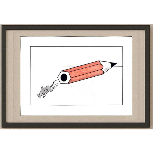Aleksandar Daskalovic 29x21cm Orijinal Karikatür BOD03061