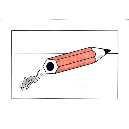 Aleksandar Daskalovic 29x21cm Orijinal Karikatür BOD03061