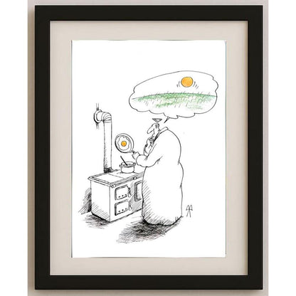 Bretislav Kovarik 29x21cm Orijinal Karikatür BOD03066
