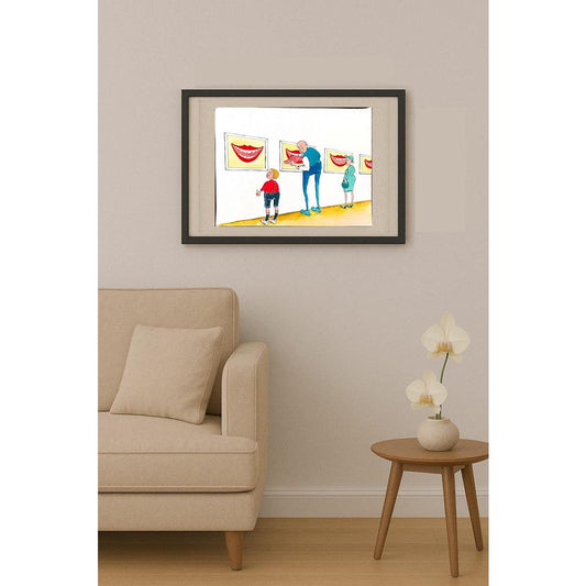 Tsocho Peev 35x25cm Orijinal Karikatür BOD03068