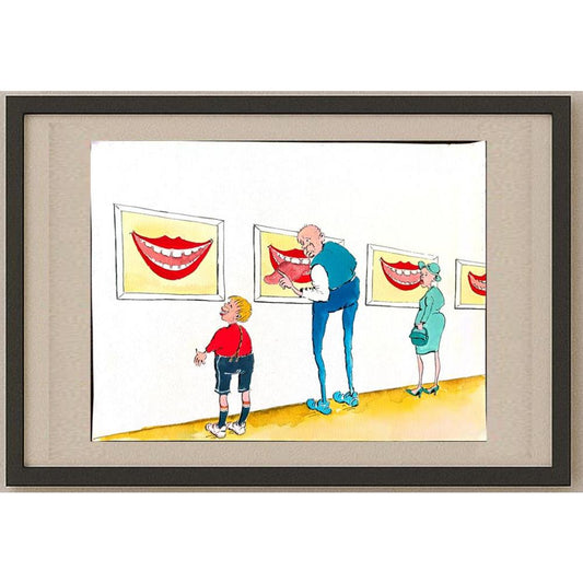 Tsocho Peev 35x25cm Orijinal Karikatür BOD03068