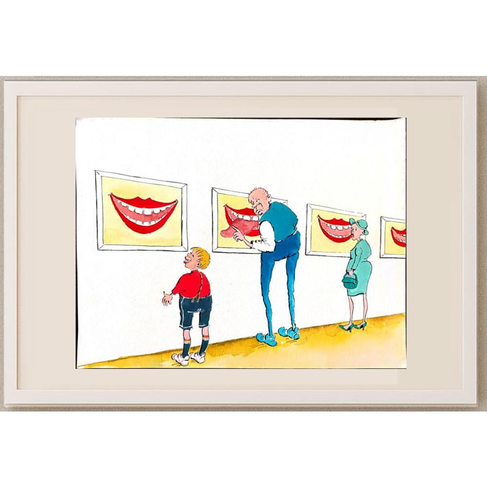 Tsocho Peev 35x25cm Orijinal Karikatür BOD03068