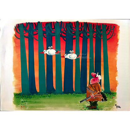 Emilio Isca 29x21cm Orijinal Karikatür BOD03072