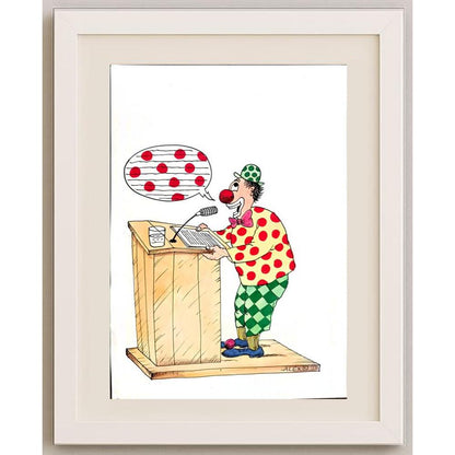 Aurel Stefan Alexandrescu 29x21cm Orijinal Karikatür BOD03075